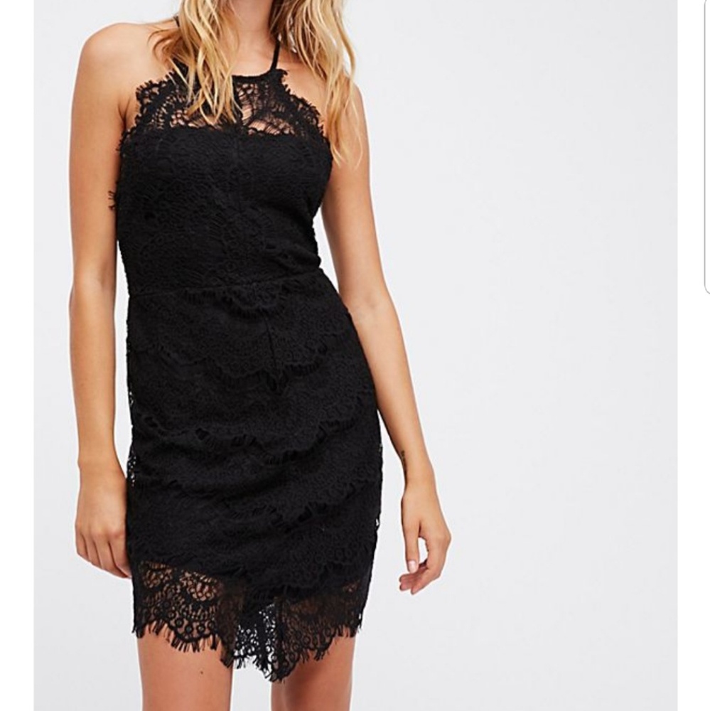 FRIDAY SALE! NWOT FREE PEOPLE INTIMACY BLACK DRESS